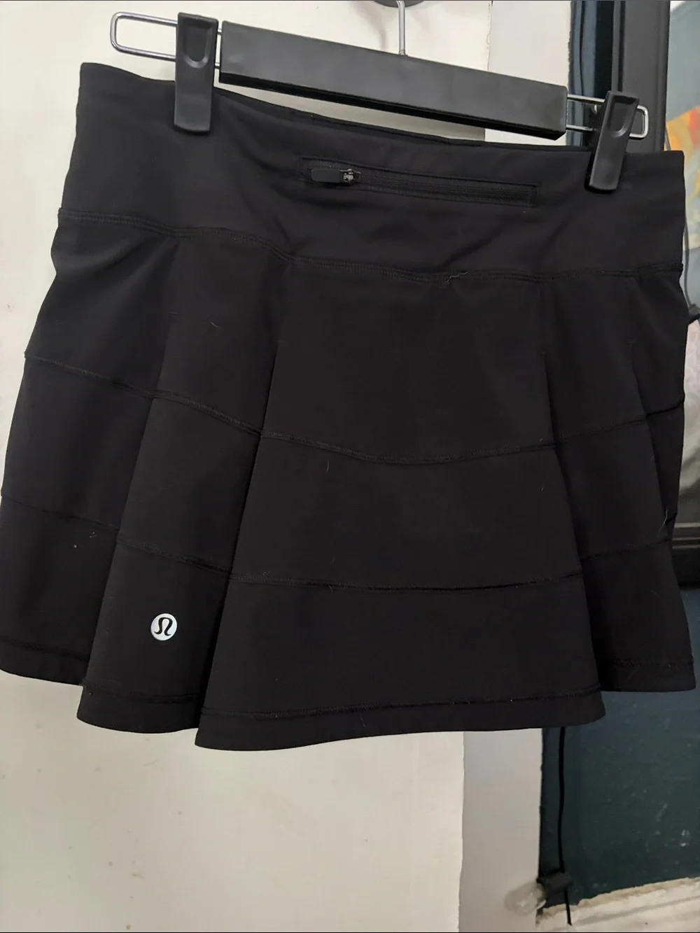 lululemon athletica Black Athletic Skort with Built-In Shorts